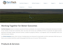 Tablet Screenshot of farmtechsolutions.com